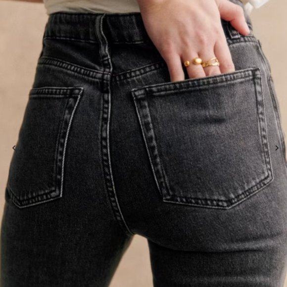 SEZANE Brut Sexy Jeans - Grey (Size 26) - Picture 3 of 9